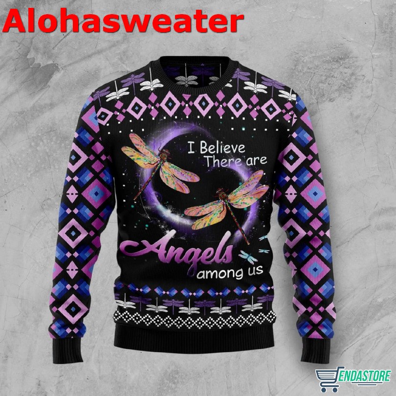 Dragonfly Angel Ugly Christmas Sweater