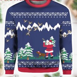 Duck Hunter Santa Ugly Christmas Sweater
