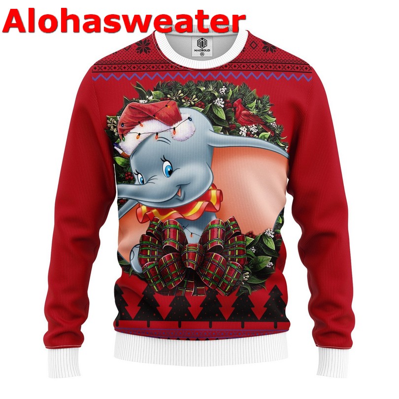 Dumbo Noel Mc ugly Christmas sweater