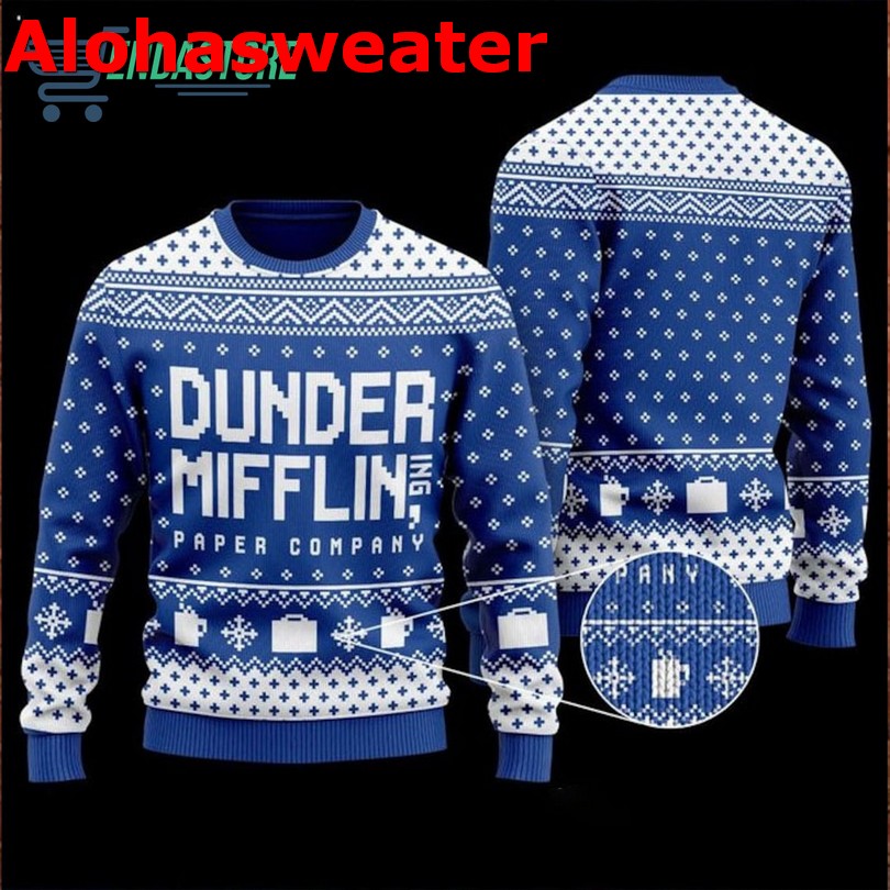 Dunder mifflin paper company ugly Christmas sweater