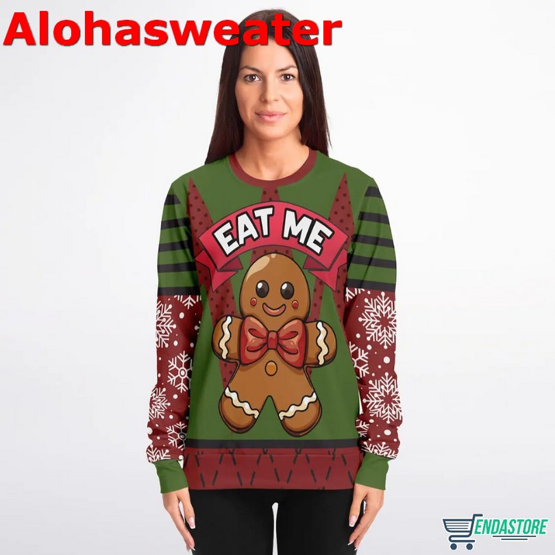 Eata Me Gingerbread Christmas Sweater