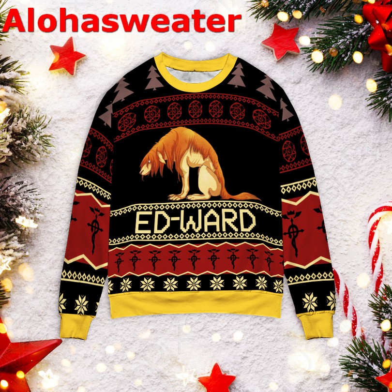 Ed ward Christmas sweater
