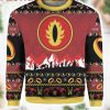 Fa la la la flamingo santa ugly Christmas sweater