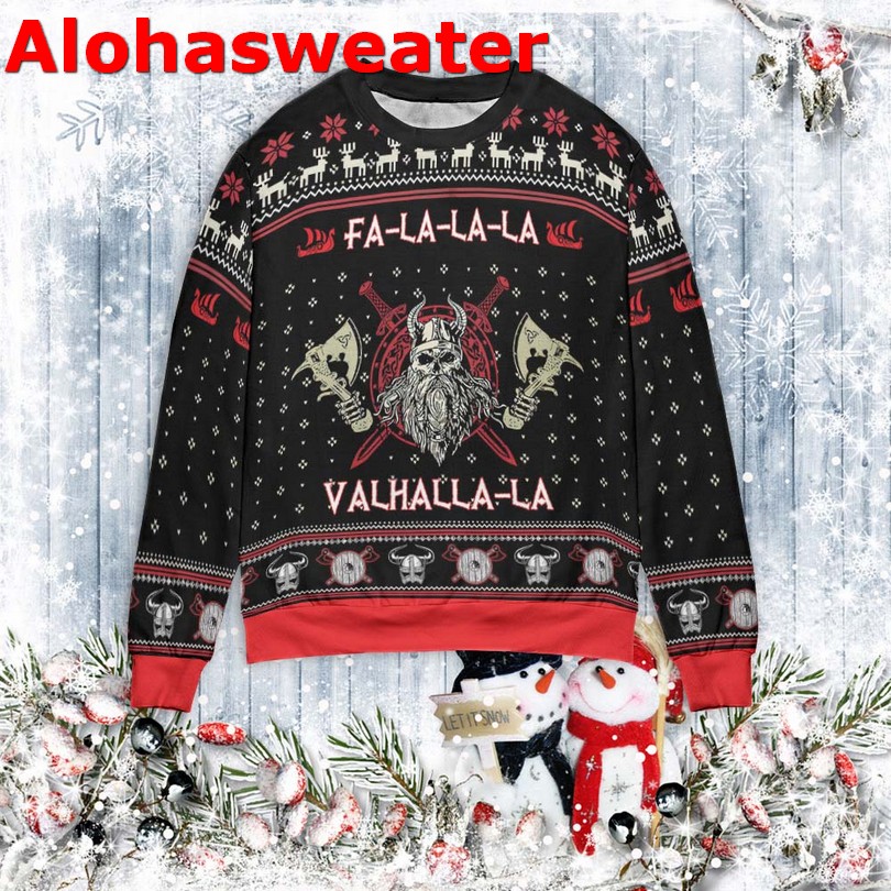 Falalala valhallala viking Christmas sweater