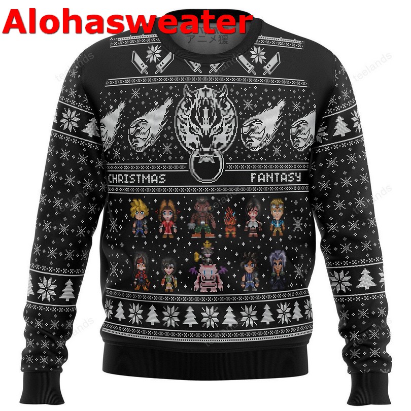 Final Fantasy Christmas sweater ENDA-51466-AOP