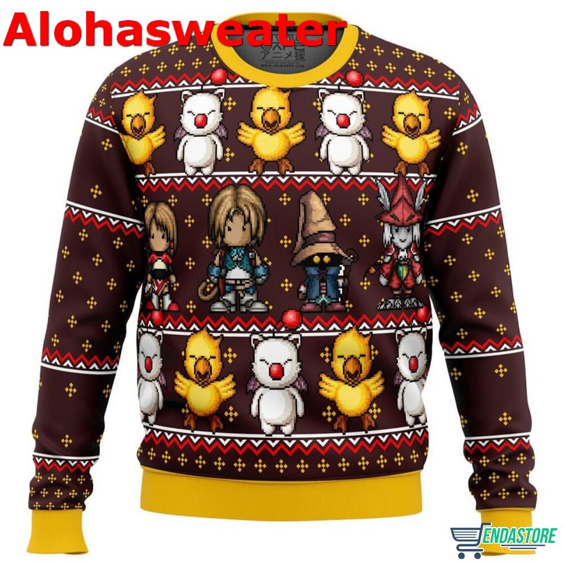 Final fantasy comet Christmas sweater