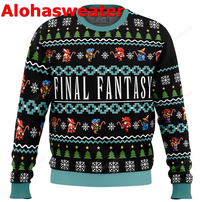Final fantasy vii ugly Christmas sweater