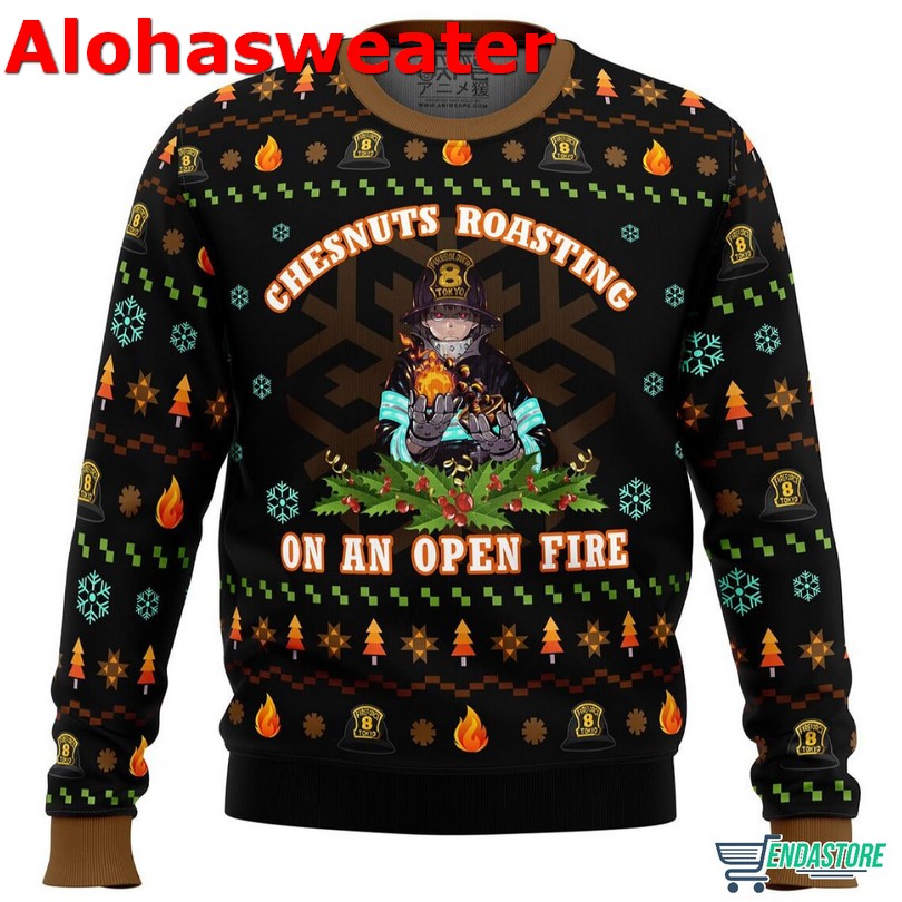 Firefighter awesome Christmas sweater