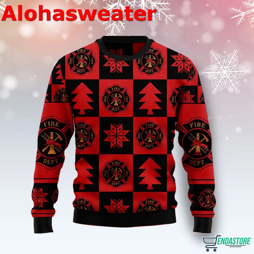 Firefighter do it for the ho’s Christmas sweater