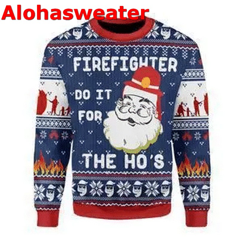 Firefighter Christmas sweater