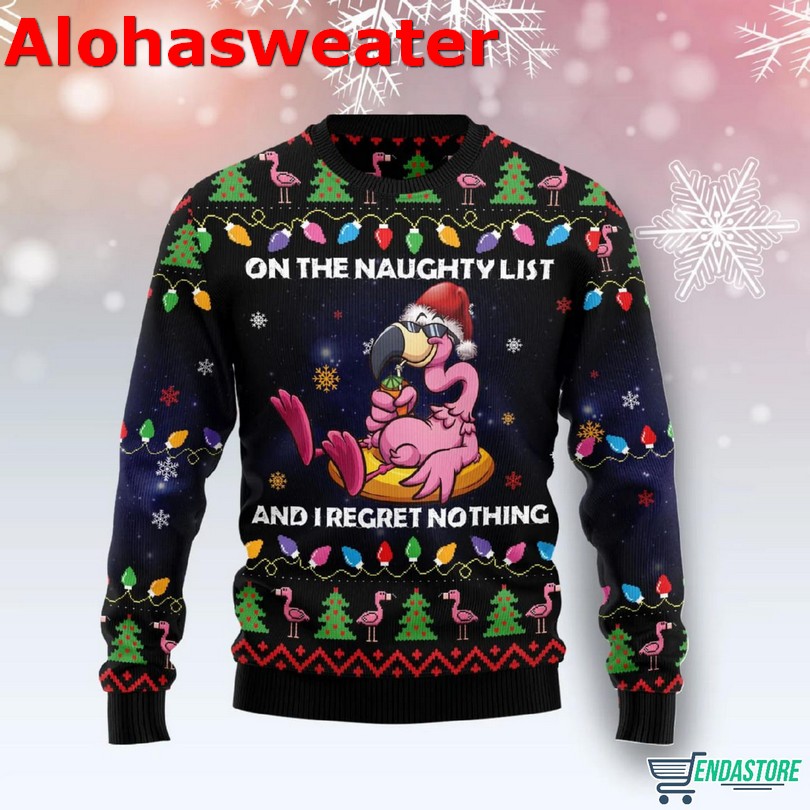 Flamingo Pink Christmas Ugly Christmas Sweater