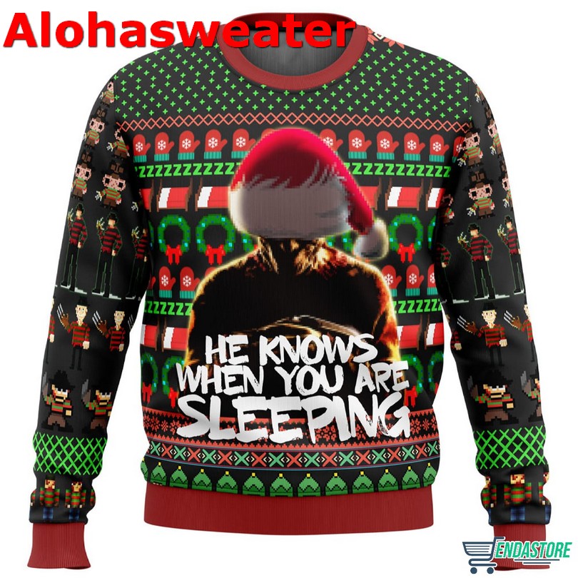 Freddy Krueger The Nightmare On Elf Street Ugly Christmas Sweater