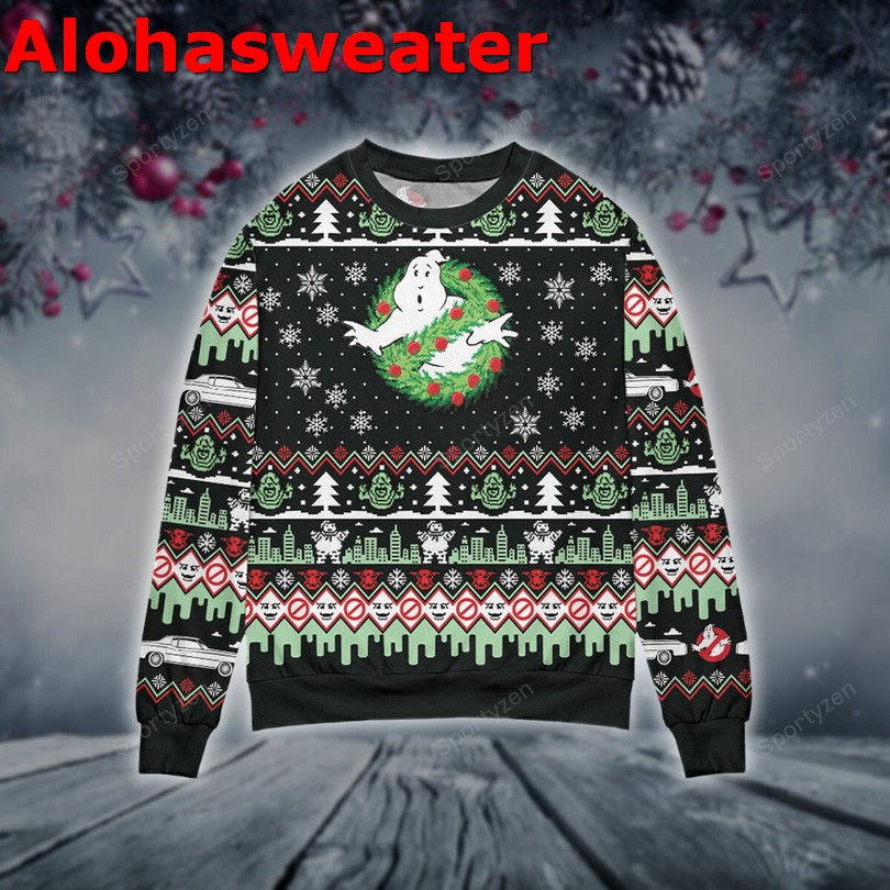 Ghostface Boo You Whore Halloween Ugly Sweater