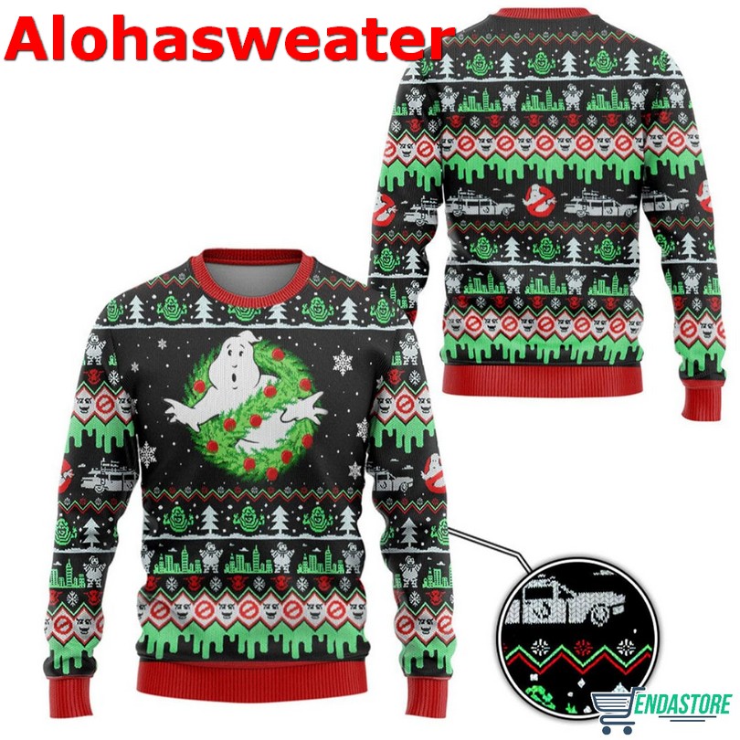 Ghostbusters Ugly Christmas Sweater