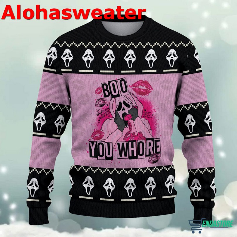 Ghostface What’s Your Favorite Holiday Movie Christmas Swweater 1PJDYQH9