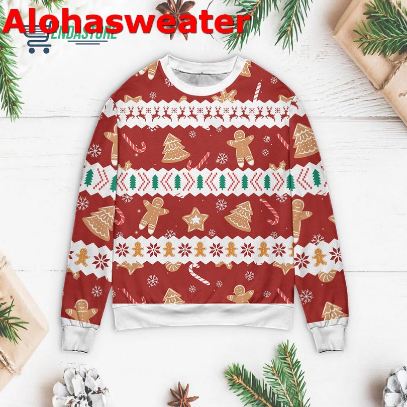 Gingerbread ginjas Christmas sweater
