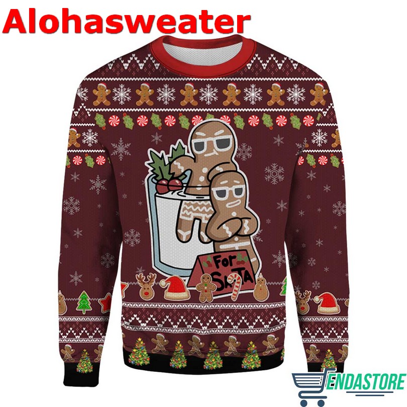 Gingerbread Did You Try Icing It Ugly Christmas Sweater