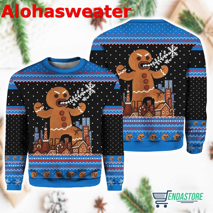 Gingerbread oh snap Christmas sweater
