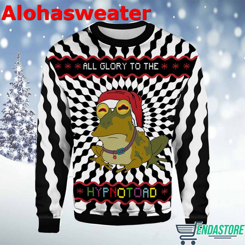 Glory To The Hypnotoad Ugly Christmas Sweater