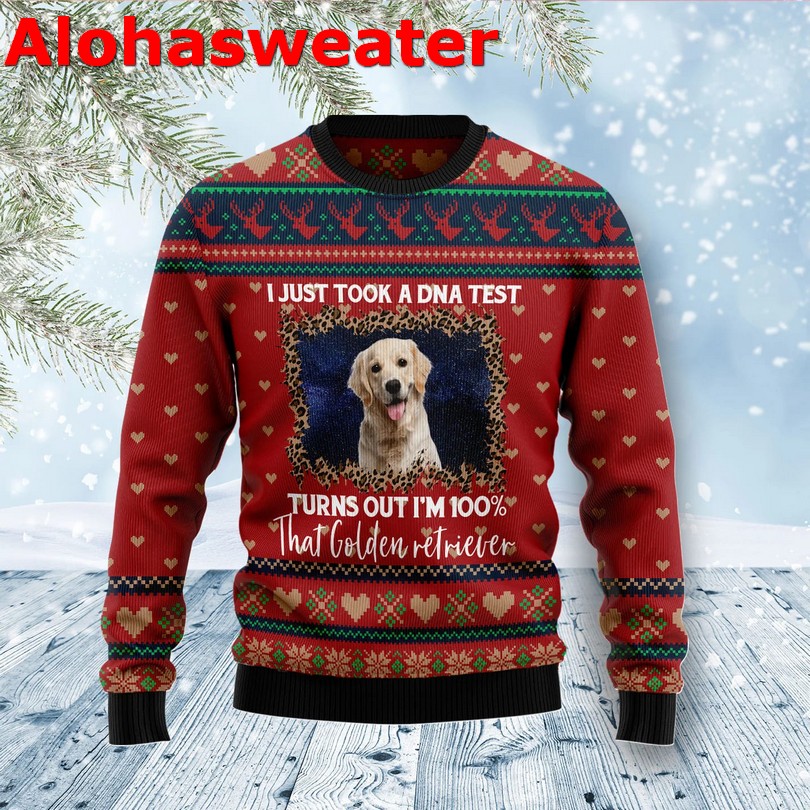 Golden Girls Blue Ugly Christmas Sweater