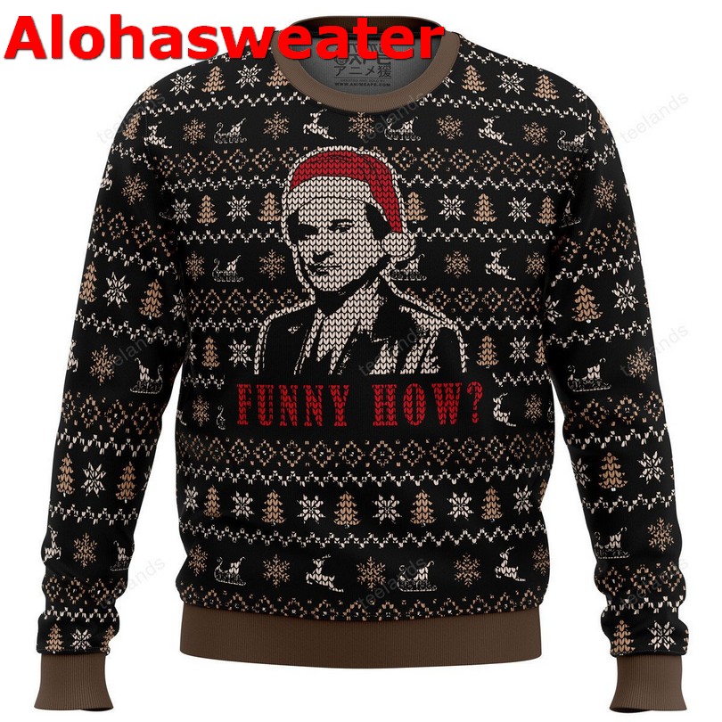 Golfer Santa Ugly Christmas Sweater