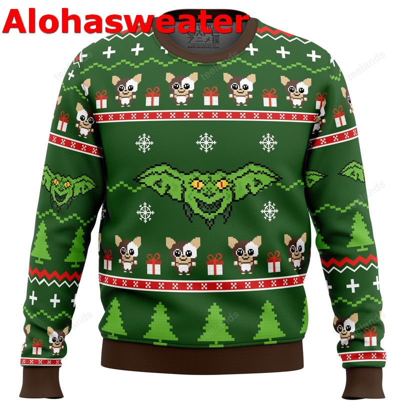 Gremlins Gizmo ugly Christmas sweater