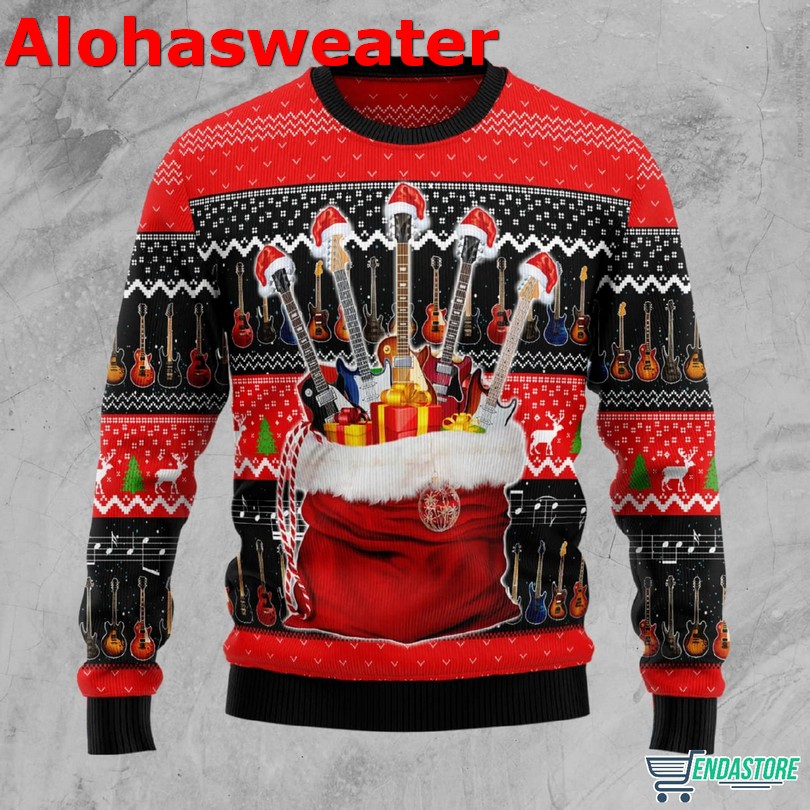 Guitar Xmas Christmas sweater Guitar Xmas Christmas sweater