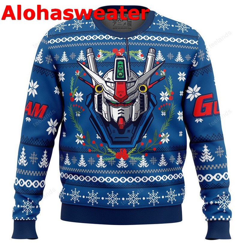 Gundam Christmas sweater ENDA-44137-AOP