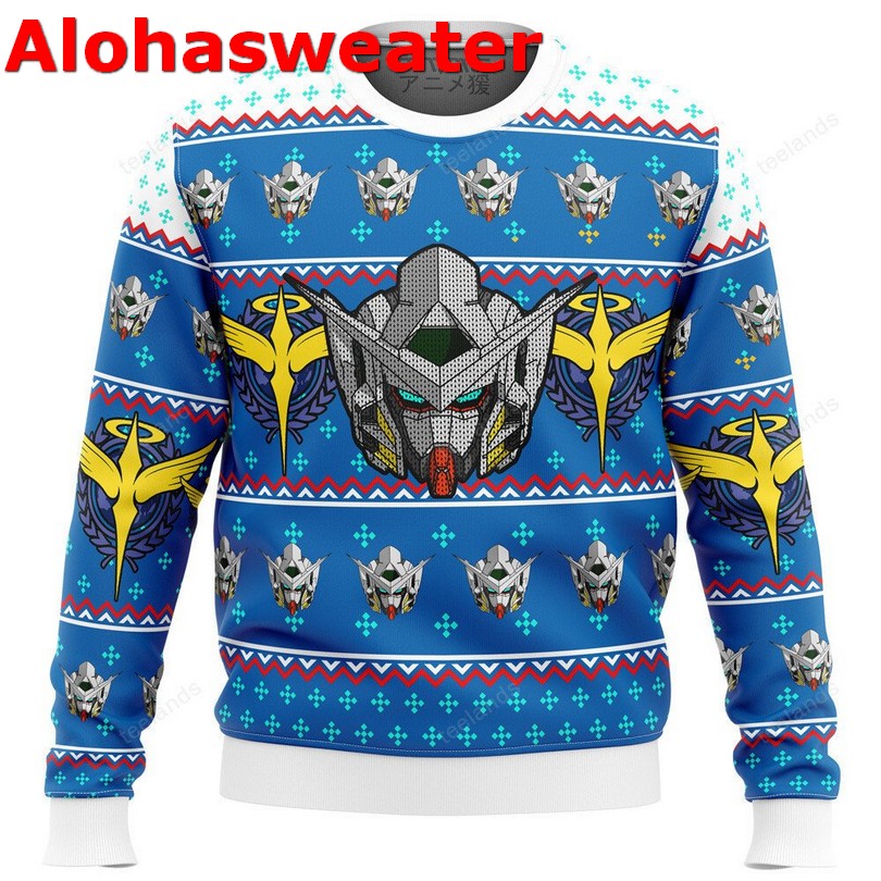 Gundam Anime ugly Christmas sweater