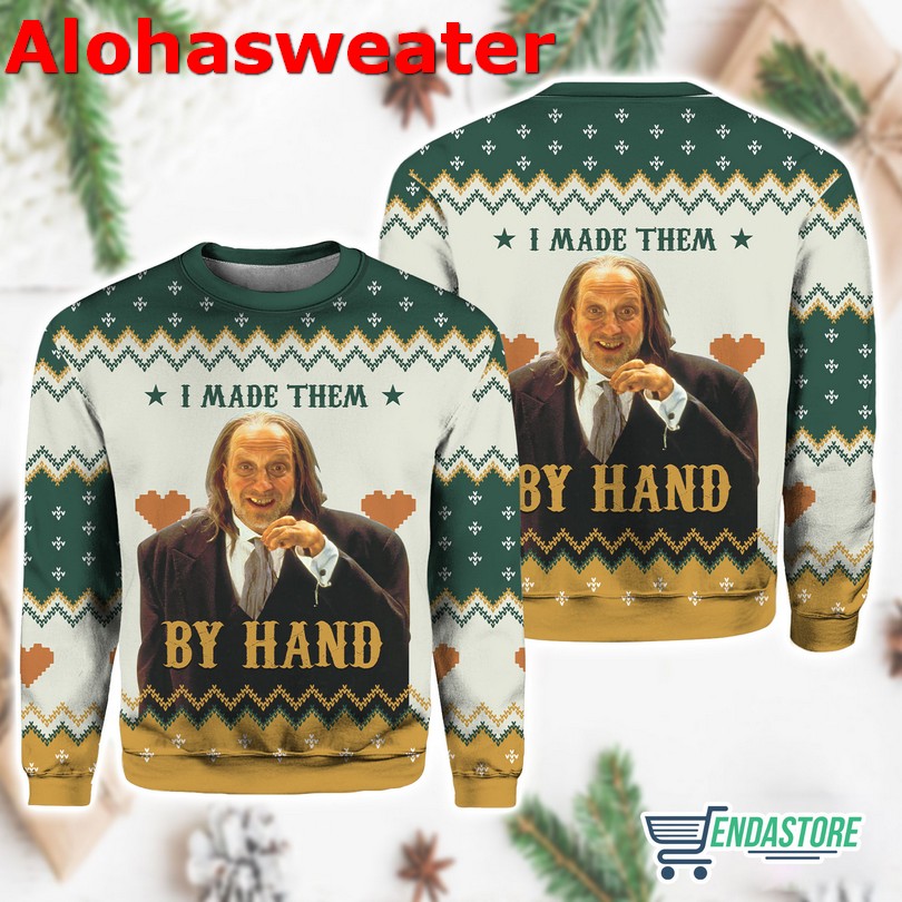 Hans Gruber Fall Nakatomi Plaza Die Hard Ugly Christmas Sweater