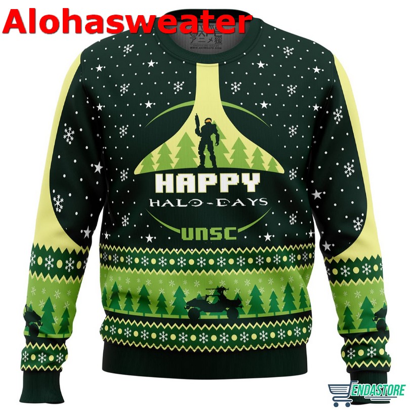 Happy halo days Christmas sweater