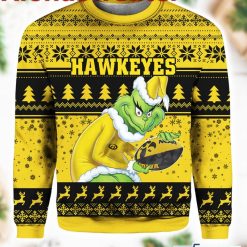 Hawkeyes Grnch Christmas Ugly Sweater