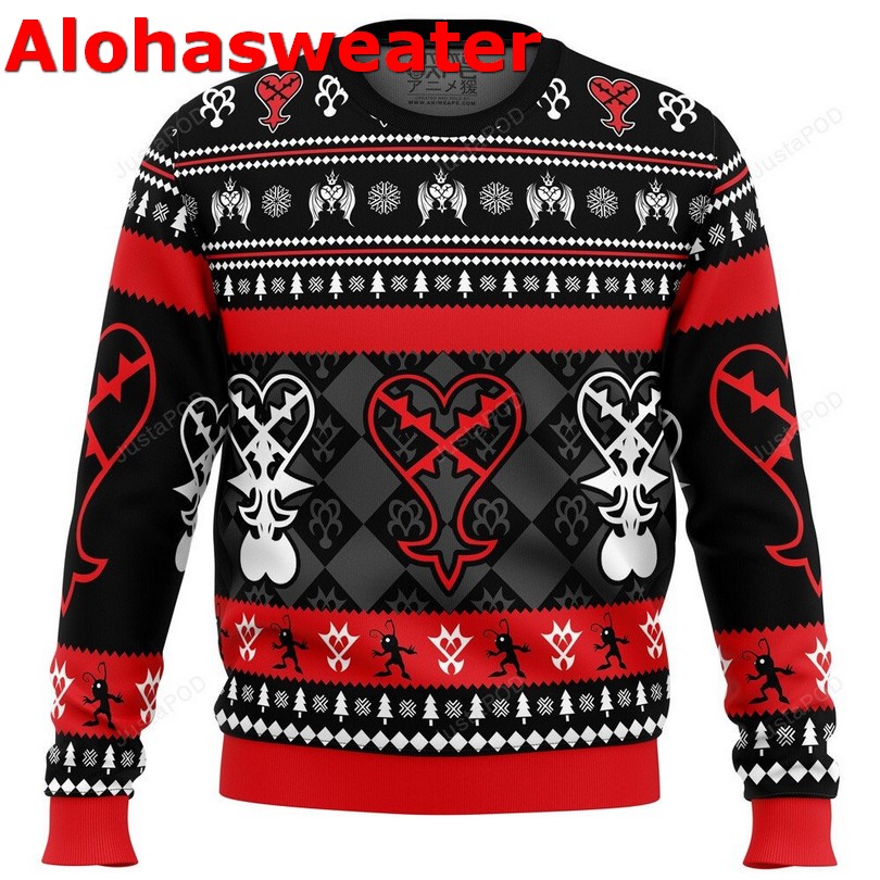 Heartless Christmas kingdom hearts Christmas sweater