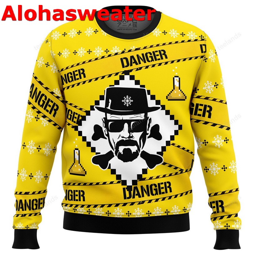 Heisenberg danger ugly Christmas sweater