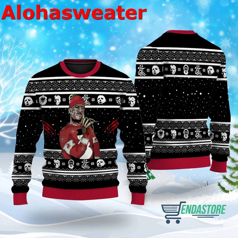 Horror character Woolen Christmas sweater