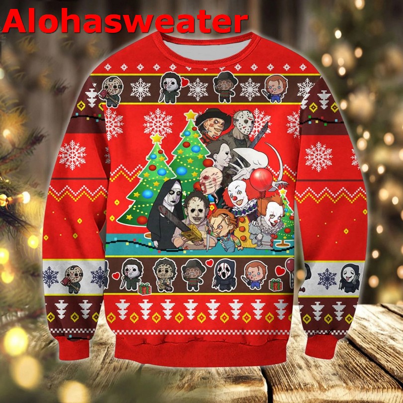 Horror Friends Christmas sweater