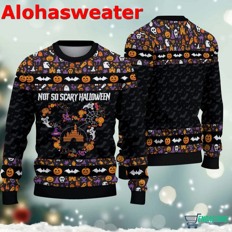 Horror Not So Scary Halloween Ugly Sweater