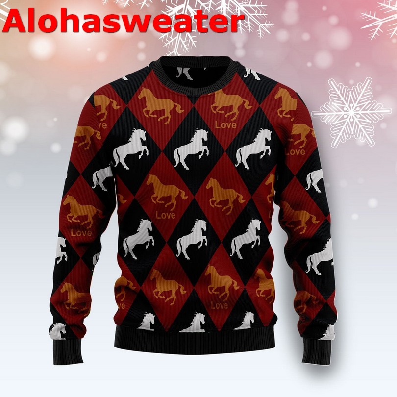 Horse Christmas sweater