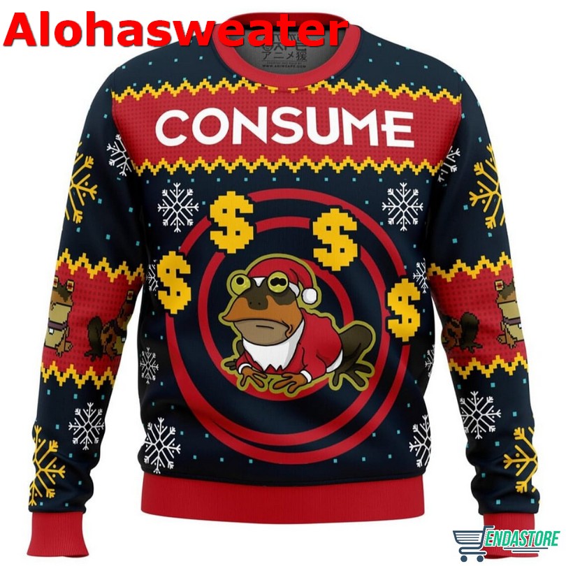 Hypnotoad Consume Futurama Ugly Christmas Sweater