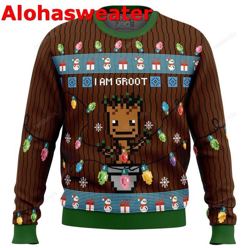 I am Groot Christmas sweater