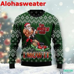 I Am Sexy And I Mow It Santa Christmas Sweater
